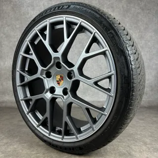 Winterräder Porsche 992.2 20/ 21" Original RS Spyder Design Felgen 992044631H TOP - Bild 7