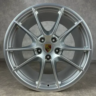 Original Porsche 991.1 20" Carrera SIII Felgen Silber S C2 2S ET70 Top - Bild 3