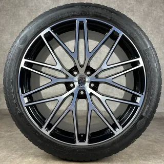 Sommerräder Porsche Macan III 21" Original RS Spyder Felgen T S GTS TOP 95B044669H - Bild 4