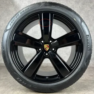 Sommerräder Cayenne E3-II 22" Original Exclusive Design Felgen Turbo 9Y0044663R - Bild 5