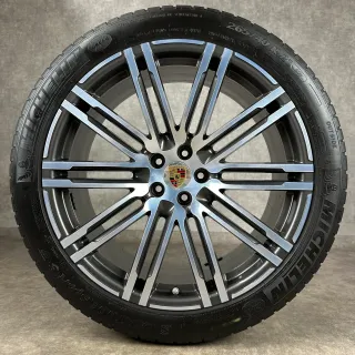 Sommerräder Porsche Macan Felgen 21" Original Turbo III Rad S GTS 95B601025AT 95B601025BA - Bild 3