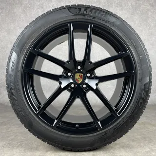 Winterräder Porsche Macan III 20" Original S Rad Felgen Turbo GTS S  T schwarz 95B044651E - Bild 6