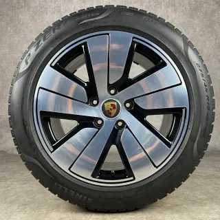 Winterräder Porsche Taycan 19" Original S AERO Felgen 4S 9J1 073 601 B - Bild 5
