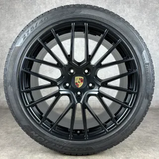 Winterräder Porsche Cayenne E3 21" Original RS Spyder Felgen Turbo GTS 9YA 9Y0044610S - Bild 2