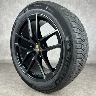 Winterräder Porsche Macan III 20" Original S Rad Felgen Turbo GTS S  T schwarz TOP 95B044650E - Bild 7