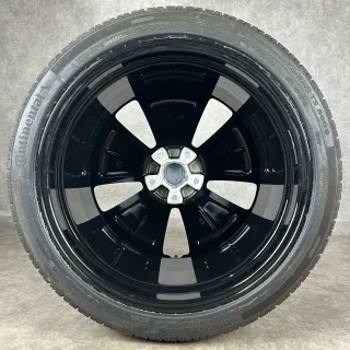 Winterräder Porsche Macan Electric EV 22" Original Styling Felgen Turbo 95C044660G Schwarz hochglanz TOP - Bild 9