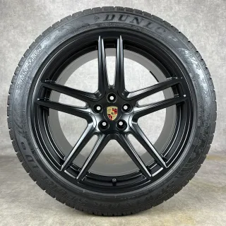 Winterräder Porsche Macan II 20" Original Turbo GTS S Felgen 95B044642F Schwarz - Bild 5