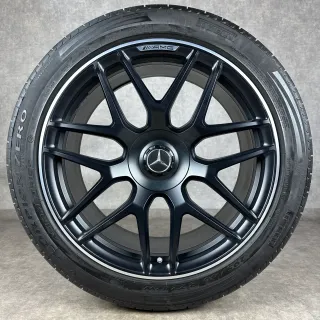 Original Mercedes G63 AMG Sommerräder Felgen 22" Kreuzspeiche A4634012000-7X71 G-Klasse W463 W465 - Bild 5