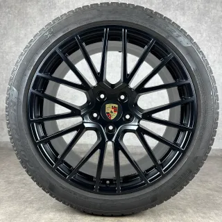 Winterräder Porsche Cayenne E3 21" Original RS Spyder Felgen Turbo GTS 9YA 9Y0044610S - Bild 3