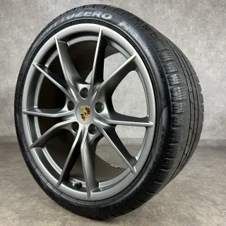 Winterräder Porsche 991.2 20" Original Carrera SIV C4 4S TARGA TURBO Platinum - Bild 7