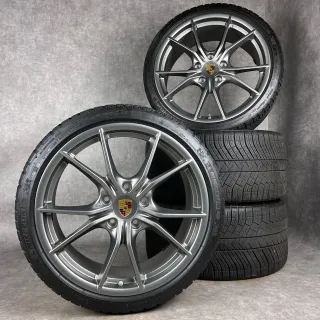 Winterräder Porsche 991.2 20" Original Carrera SIV C4 4S TARGA TURBO Platinum 99104460126 - Bild 1