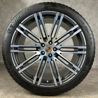 Sommerräder Porsche Macan Felgen 21" Original Turbo III Rad S GTS 95B601025AT 95B601025BA - Bild 5