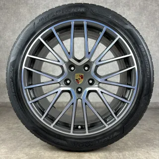 Sommerräder Porsche Cayenne 21" Original RS Spyder Felgen Turbo S GTS E3 9Y0 - Bild 3
