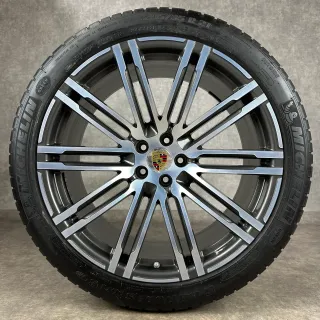 Sommerräder Porsche Macan Felgen 21" Original Turbo III Rad S GTS 95B601025AT 95B601025BA - Bild 6
