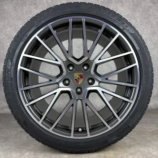 Winterräder Porsche Cayenne Coupe E3 Original 21" RS Spyder Felgen Turbo GTS 9YB NEU 9Y0044630H - Bild 4