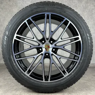 Winterräder Porsche Cayenne Coupé E3-II 21" Original RS Spyder Felgen 9Y0044633C S E-Hybrid Turbo TOP - Bild 3