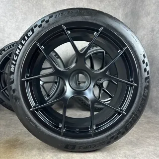 Porsche 992 GT3 RS Felgen 20/21" Schwarz seidenglanz Original ZV Magnesium 992044681CL - Bild 2