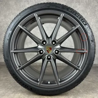 Winterräder Porsche 992 20"/21" Original Carrera S Felgen C2 C4 4S Targa GTS 992044601C Platinum DOT25 - Bild 5