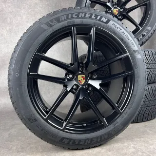 Winterräder Porsche Macan III 20" Original S Rad Felgen Turbo GTS S  T schwarz TOP 95B044650E - Bild 2