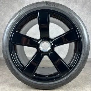 Sommerräder Porsche 992.2 20+21 Zoll Original Sport Classic Zentralverschluss Felgen 992601025AP 992601025EC - Bild 5