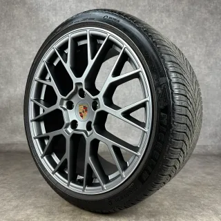 Winterräder Porsche 992.2 20/ 21" Original RS Spyder Design Felgen 992044631H TOP - Bild 8