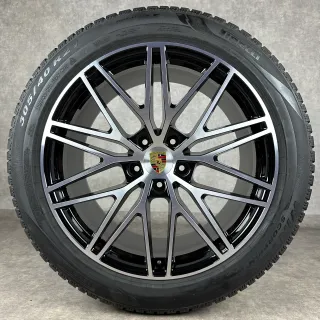 Winterräder Porsche Cayenne Coupé E3-II 21" Original RS Spyder Felgen 9Y0044633C S E-Hybrid Turbo TOP - Bild 5