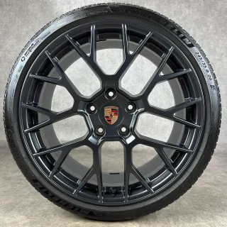 Winterräder Porsche 992.2 20/ 21" Original RS Spyder Design Felgen 992044631H TOP - Bild 4