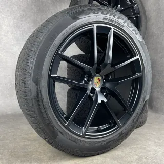 Winterräder Porsche Macan III 20" Original S Rad Felgen Turbo GTS S  T schwarz 95B044651E - Bild 2