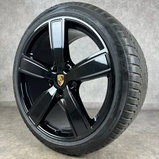 Winterräder Porsche Cayenne E3 22" Original Sport Classic Felgen Turbo S GTS Hybrid 9Y0 DOT25 - Bild 8