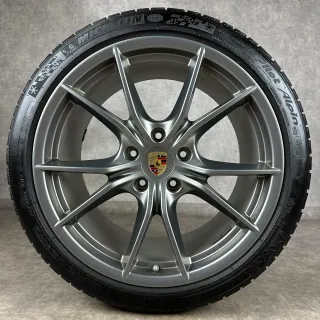 Winterräder Porsche 991.2 20" Original Carrera SIV C4 4S TARGA TURBO Platinum 99104460126 - Bild 4